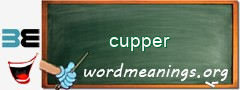 WordMeaning blackboard for cupper